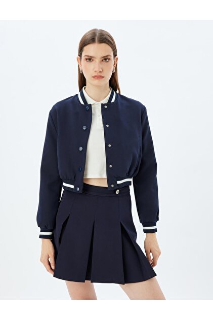 Women's Jacket 5Wak50085Uw Navy Blue