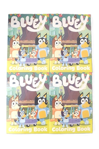 Bluey 4 Painting Books (Painting, Sticker, Back Cover Mask)