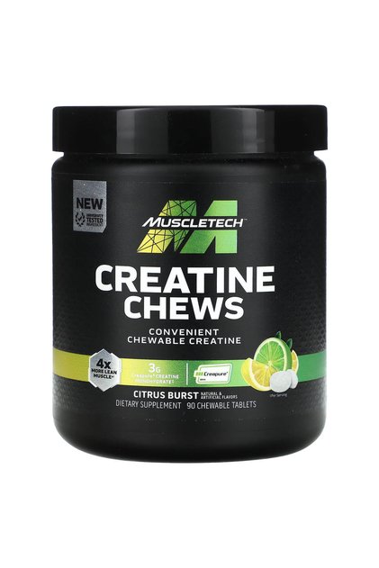Creatine Chews, Citrus, 90 Chewable Tablets