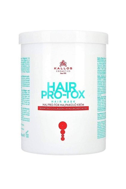 Hair Pro-tox 1000ml Hair Care Mask Containing Keratin, Collagen and Hyaluronic Acid