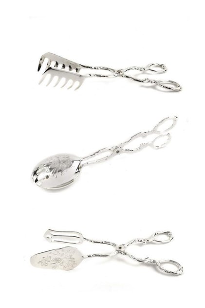 Renaissance 3-Piece Tongs Set