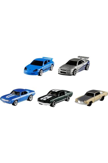 HOT WHEELS 5'li Araba Seti Fast & Furious Nissan Skyline Gt-r