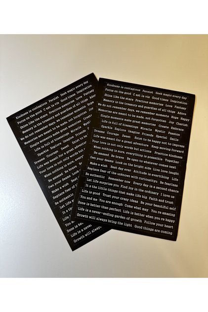 English Word Phrase Sticker Scrapbook Journal Scrapbooking 8/8