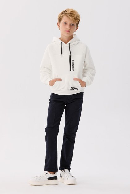 BG Store Erkek Çocuk Bej Sweatshirt
