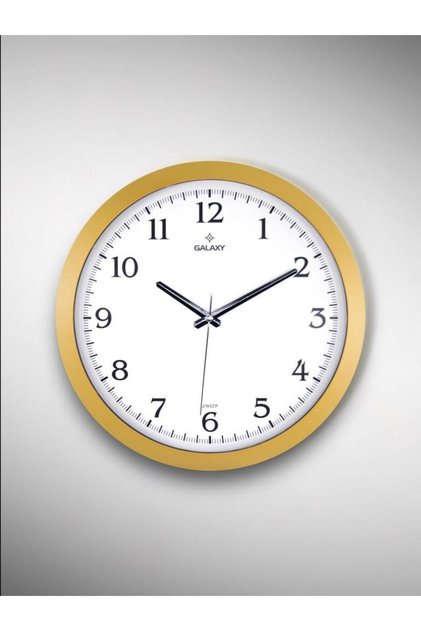 1964-K Serisi Lüx Premium Klasik Ofis ve Duvar Saati 35 CM Gold
