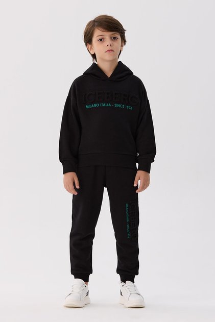 BG Store Erkek Çocuk Siyah Sweatshirt