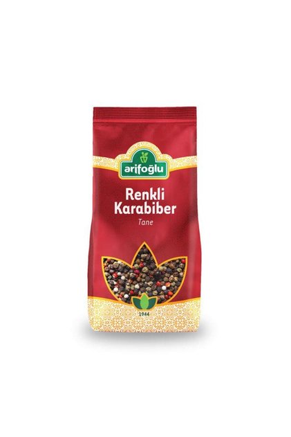 4 Renk Renkli Karışık Tane Karabiber - Taze Çekim Baharat 130g