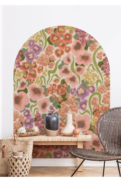Boho - Bohem Tarz Oval Kemer Dekoratif Duvar Stickerı