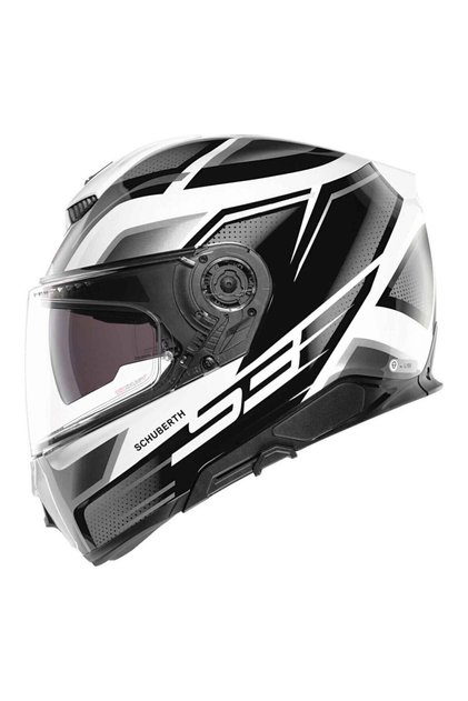 S3 Storm Silver Kapalı Motosiklet Kaskı