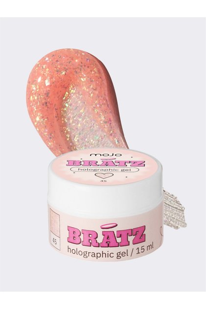 Bratz Jel 45 – Yoğun Renkli, Yüksek Pigmentli Tırnak Jeli 15g, Kalıcı Tırnak Boyası & Nail Art