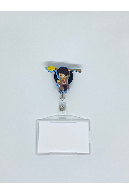Wizard with Glasses 4 Themed Yoyo Card Holder Yoyo Id Badge Holder