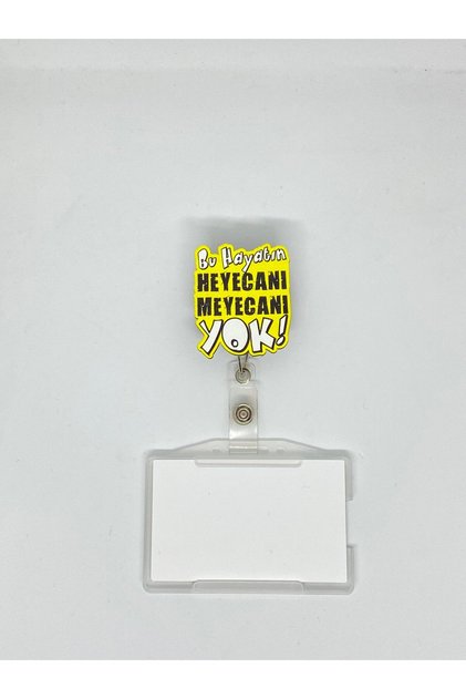 This Life Has No Excitement Themed Yoyo Card Holder Yoyo Badge Holder