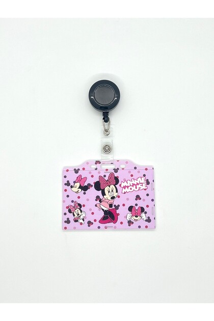 Protector pentru carduri cu tematică Mini Mouse, cu suport orizontal pentru carduri