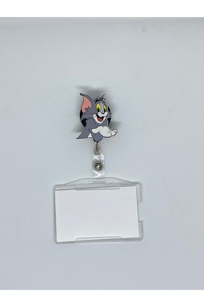 Confused Cat Themed Yoyo Card Holder Yoyo Id Badge Holder