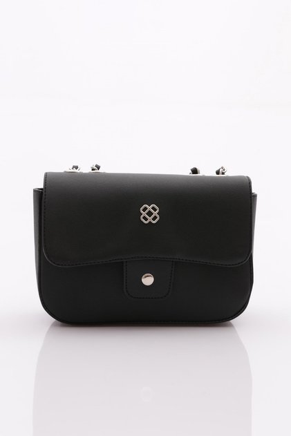 Black Zippered Women's Bag - 1572856