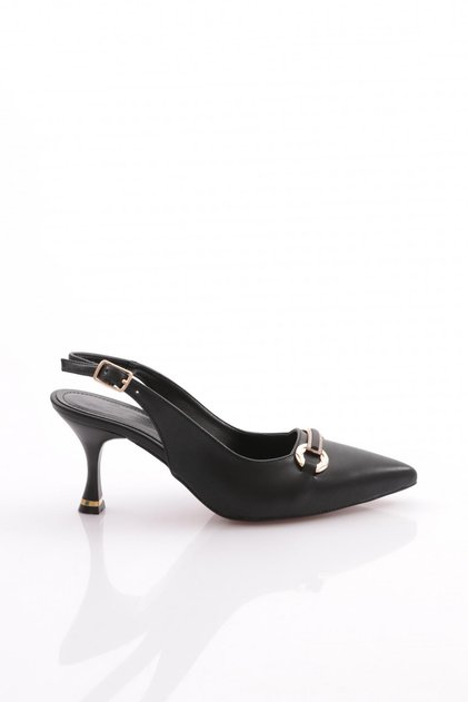 Women's Back Lacing Heeled Shoes Black 353123539