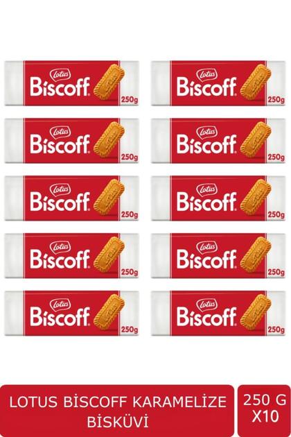 Biscoff Karamelize Bisküvi 250 g 10 Adet
