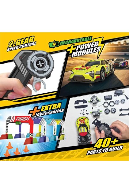 Genel Markalar Exost Build 2 Drive Kumandalı 2 Araçlı Büyük Yarış