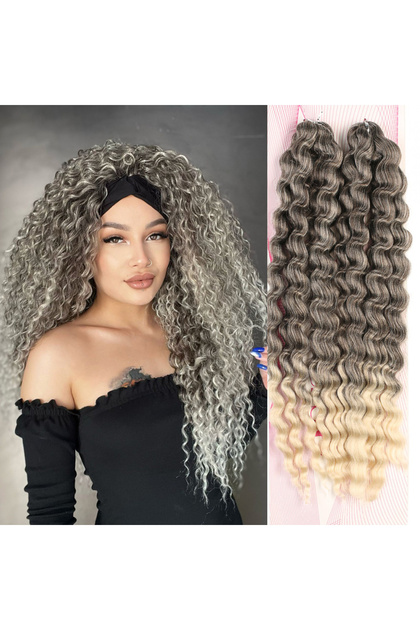 Afro Peruk yapımında kullanılan Afro dalgalı fiber saç paketi.2 paket 1 saça yeterlidir