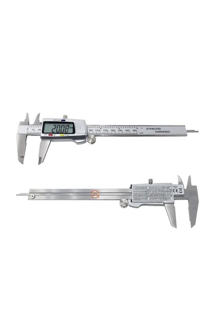 Dijital Çelik Gövde 150 mm Kumpas-Pil Hediyeli