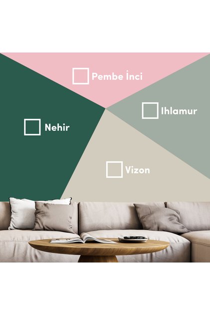 Geometrik Duvar Boyama Seti 3