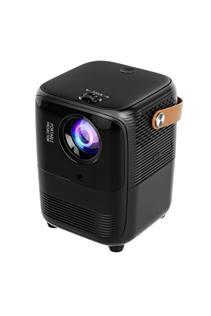 Portable LED Projector 本体 ブラック BGGTech 4K Ultra HD Projektör Android İşlemcili Yeni Nesil