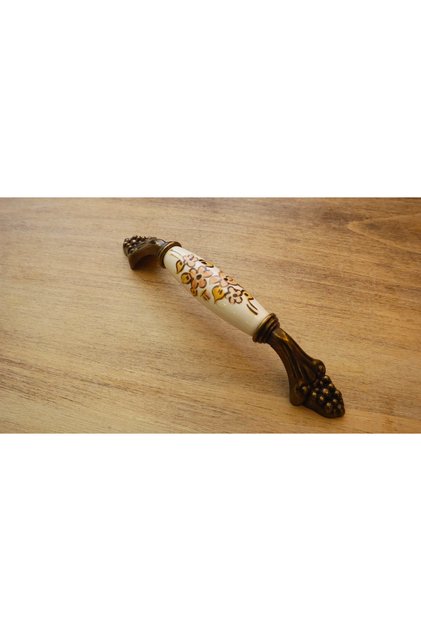 128mm Porcelain Furniture Drawer Cloakroom Kitchen Cabinet Handle