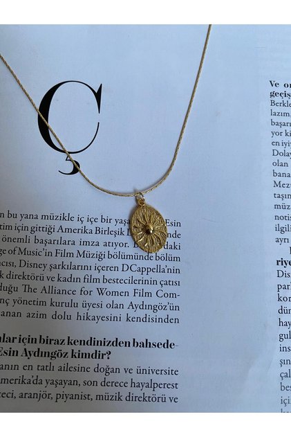 Kadın Figürlü Vintage Şans Kolyesi