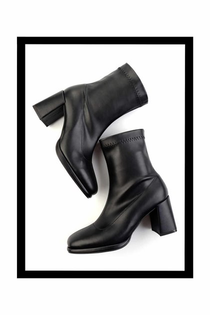 Siyah Kadın Bot & Bootie K02527291209