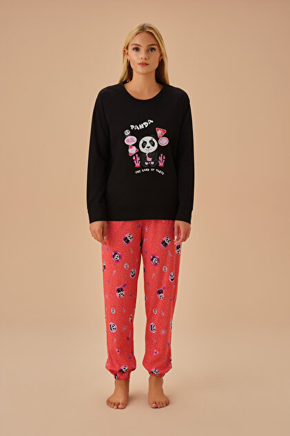 Panda Pijama Takımı