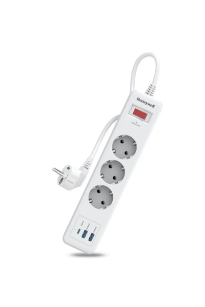 Current Protected Socket 3-Way 1Xtype-C 2Xusb-A Hc000037