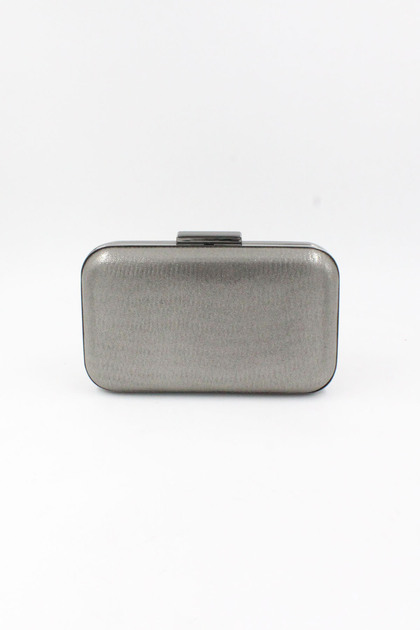 064 270s Platin Sıvama Abiye Çanta Gece Çantası Clutch