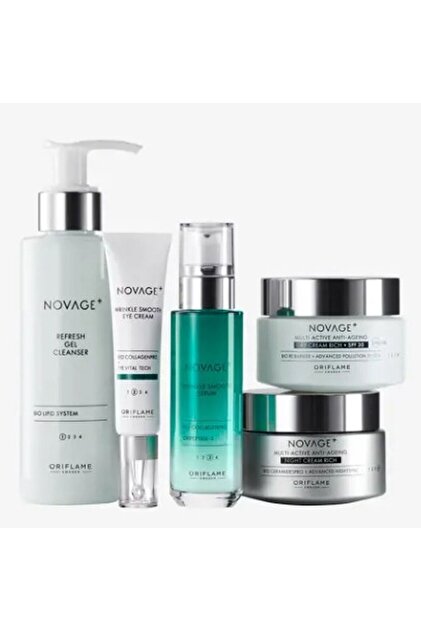 NOEVIR WRINKLE 91 45g & 10gセット Oriflame Novage+ Wrinkle Smooth Rutini Cilt Bakım Seti - Fiyatı