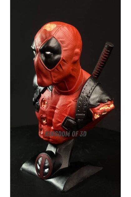 Kingdom of 3D Deadpool Büst, Marvel Figür, X-men Biblo - Fiyatı