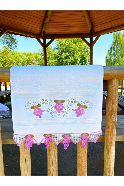 Dowry Embroidered Hand Towel, High Quality