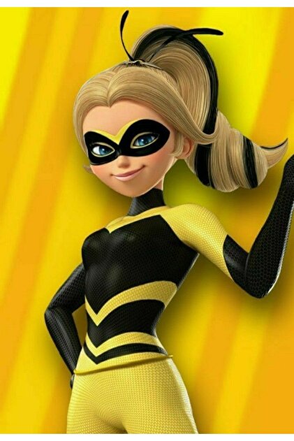 The Ladybug Character's Bee Girl mask + Crown