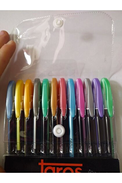 Tokumei Tarou Taros Metalik Jel Kalem 12li Set - Fiyatı, Yorumları