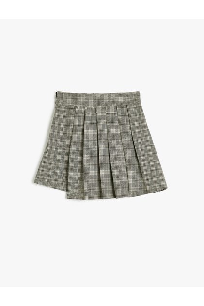 Pleated Skirt Viscose Blended