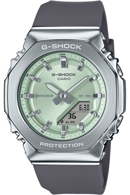 Casio G-Shock GM-S2110-2ADR Siyah Renk 20 ATM Su Geçirmez Yeni