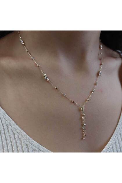 Altınbeyı Sallantılı Dorika Kolye 14 Ayar Altın 4.00 Gram