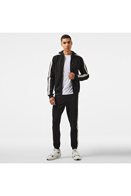 Lacoste Erkek Slim Fit Çizgili Siyah Eşofman Altı - Fiyatı, Yorumları