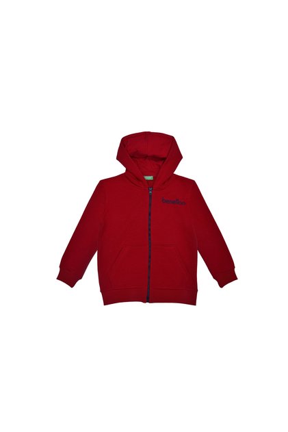 Benetton Hooded Zippered Sweatshirt