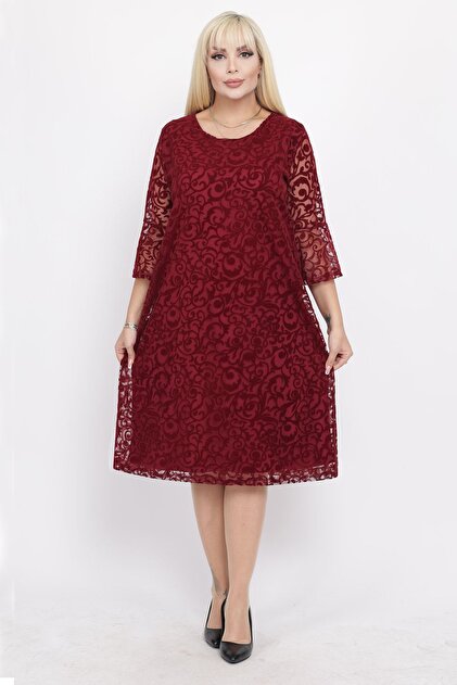 burgundy dress with corset Esther Gown main image 1