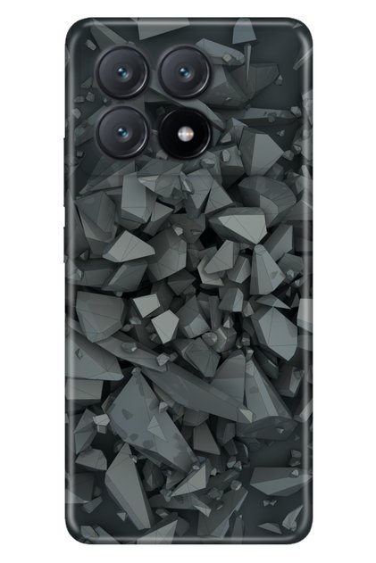 X6 Pro 5G Compatible Case Picture Printed Nano Silicone Broken