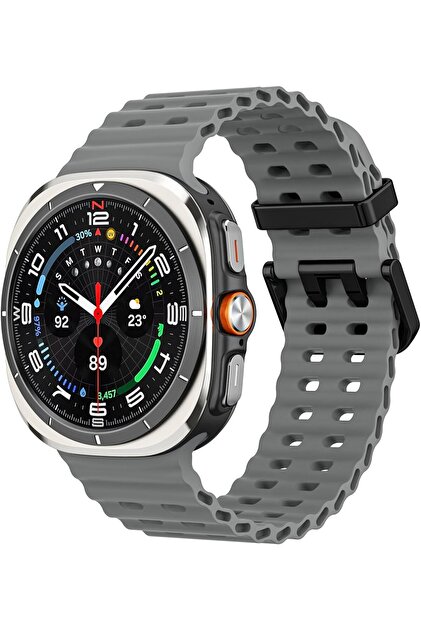 Dexmon Samsung Watch 7 Ultra 47mm Uyumlu Titanyum Paslanmaz Metal