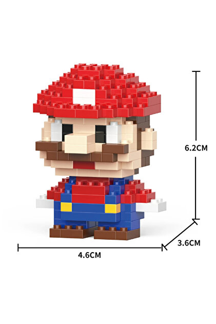 sağlıkçı shopping trend aksesuar Bricks Süper Mario Yap boz 3D