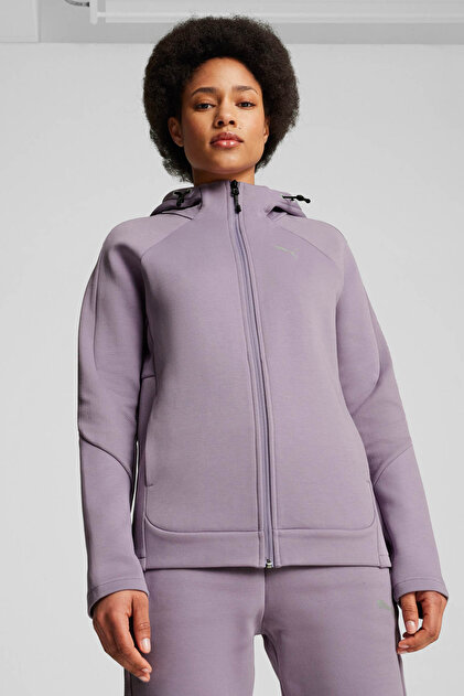 Puma EVOSTRIPE Full-Zip Hoodie Mor Kadın Ceket - Fiyatı, Yorumları