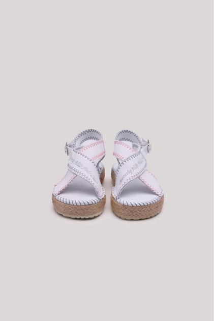 Bg Store Kız Çocuk Ekru Sandalet