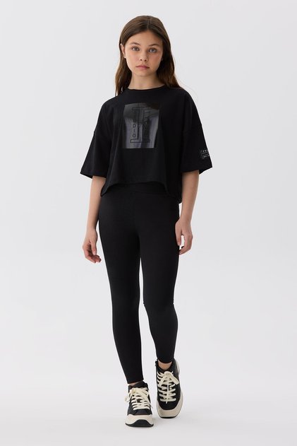 Tricou negru pentru fete BG Store