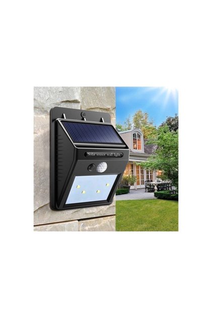 Brite 4 Ledli Solar Güneş Enerji Panelli Sensörlü Lamba